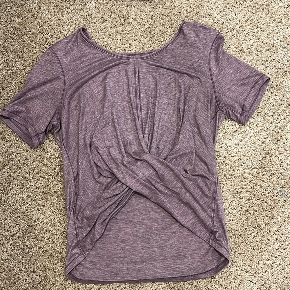 Lululemon Cross tied athletic top